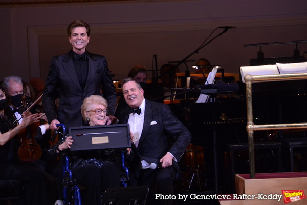 Honoree June Freemanzon and Eric Gabbard and Steven Reineke Photo