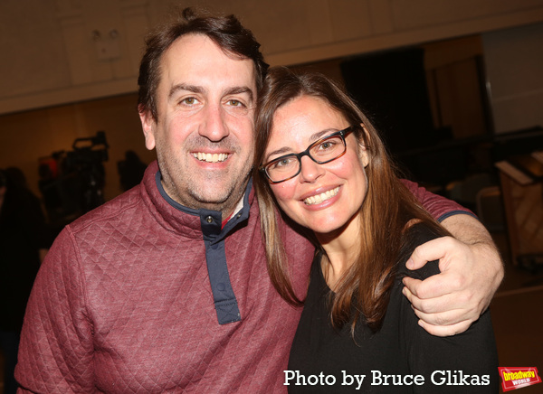 Encores! Musical Director Rob Berman and Encores! Artistic Director/Director Lear deB Photo
