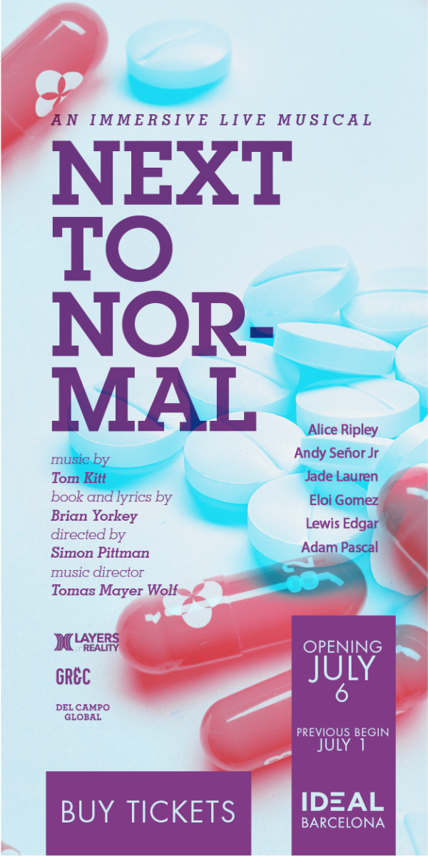 Salen a la venta las entradas para NEXT TO NORMAL 