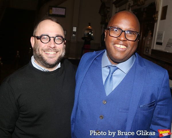 Director Stephen Brackett and Playwright/Composer/Lyricist Michael R. Jackson Photo