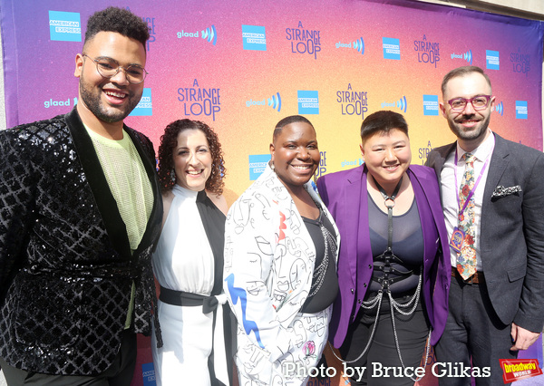 Photos: A STRANGE LOOP Company Hits the Purple Carpet on Opening Night Image