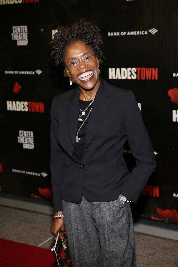 Actor Charlayne Woodard arrives for the opening night performance of ?Hadestown? at C Photo