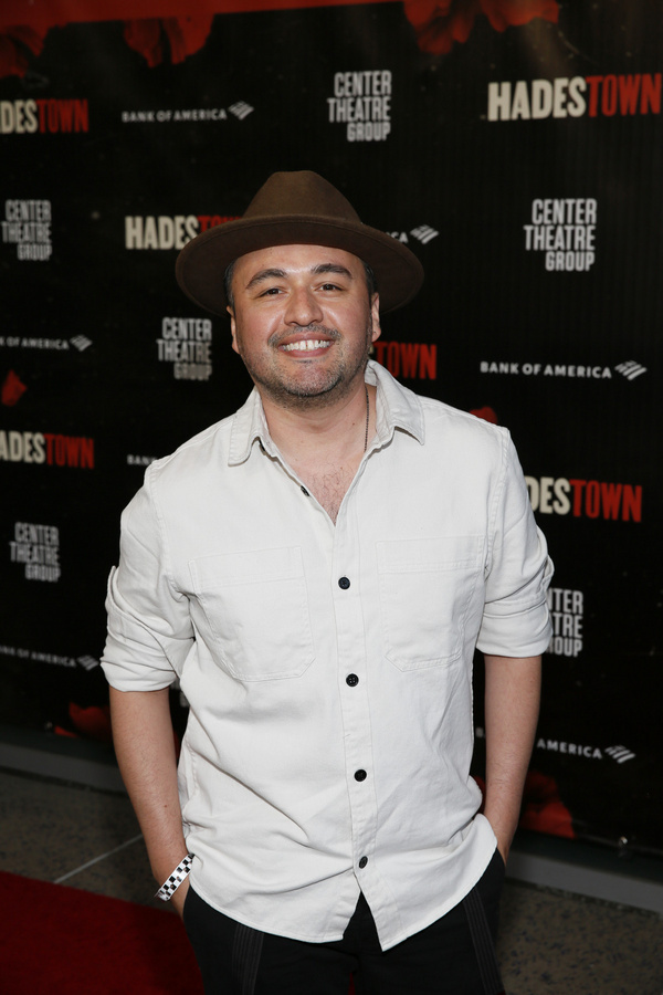 Influencer Justin Jones arrives for the opening night performance of ?Hadestown? at C Photo
