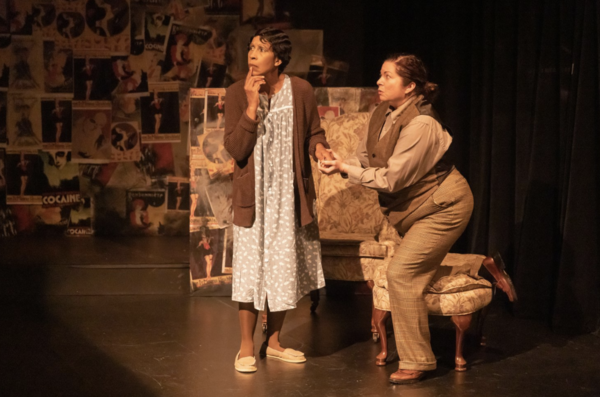 Michelle Blackmon as Fraulein Schneider and Ellen Dessler Smith as Herr Schultz

 Photo