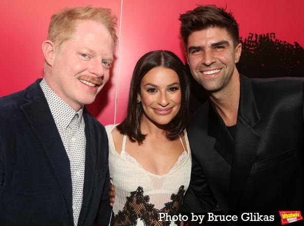 Jesse Tyler Ferguson, Lea Michele and Justin Mikita Photo