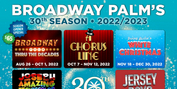 A CHORUS LINE, JERSEY BOYS & More Announced for Broadway Palm's 30th Anniversary Season Photo