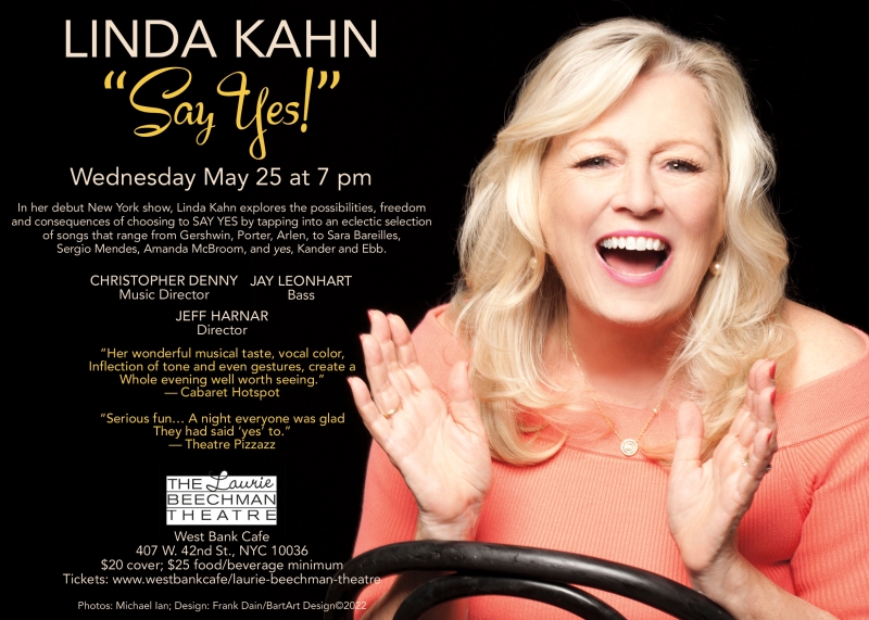 Interview: Catching Up with Linda Kahn of SAY YES! at The Laurie Beechman Theatre  Image