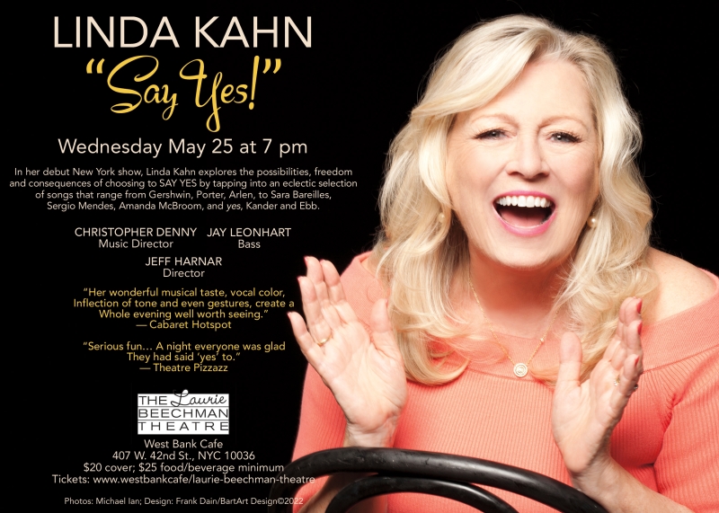 Interview: Catching Up with Linda Kahn of SAY YES! at The Laurie Beechman Theatre Image