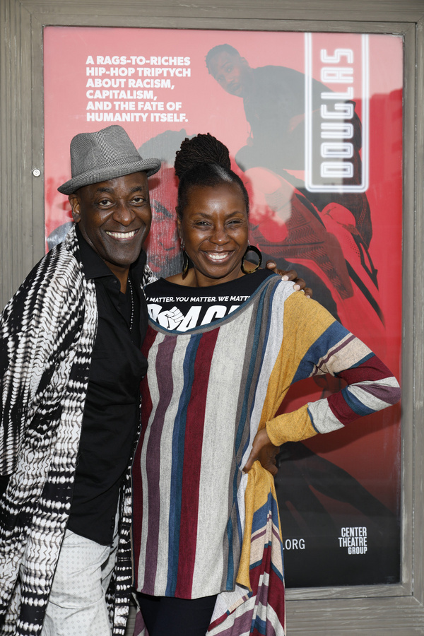 From left, actors Charles Reese and Joyce Guy arrive for the opening night of the Wor Photo