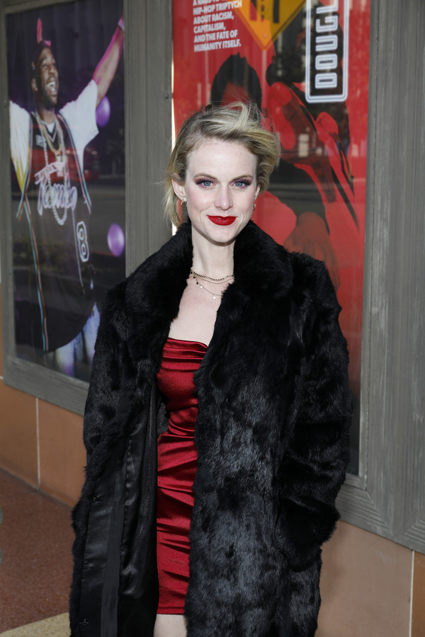 Actor Carlie Craig arrives for the opening night of the World premiere production of  Photo