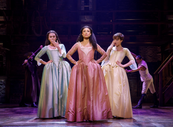Julia K. Harriman, Sabrina Sloan, Isa Briones, and Company in the Angelica National T Photo