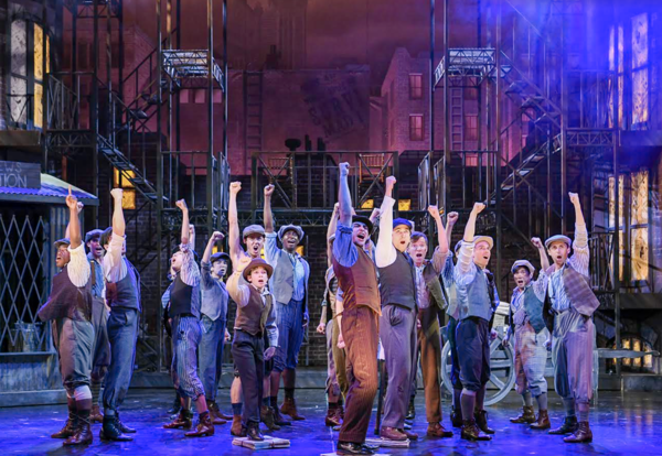 The company of the 3-D Theatricals production of “NEWSIES” - Directed by T.J. Daw Photo