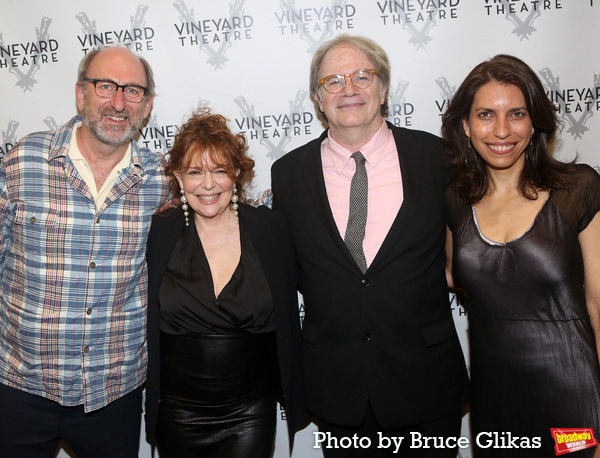 DAvid Cale, Deirdre O'Connell, Vineyard Theatre Artistic Directors Douglas Aibel and  Photo