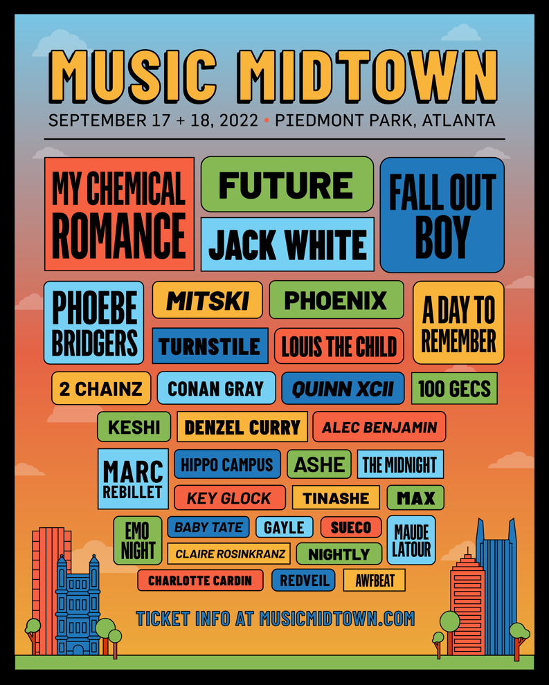 My Chemical Romance, Fall Out Boy & More to Headline Music Midtown 2022 Image