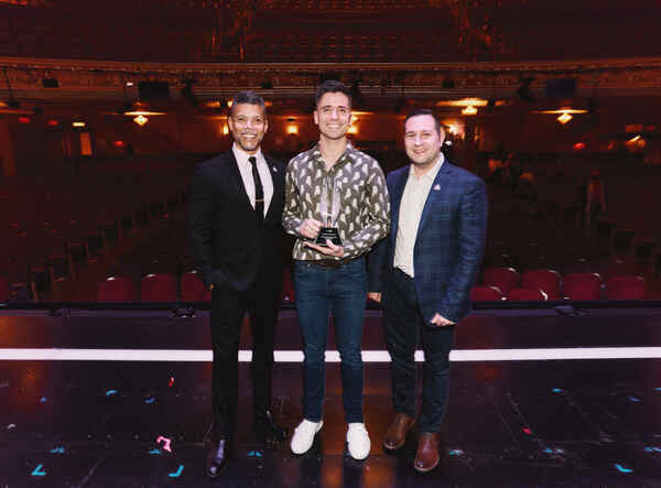 Photos: The Cast of COMPANY Accepts Their GLAAD Award for Outstanding Broadway Production Image