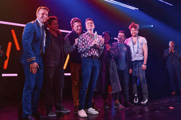 Photos: The Cast of COMPANY Accepts Their GLAAD Award for Outstanding Broadway Production Image