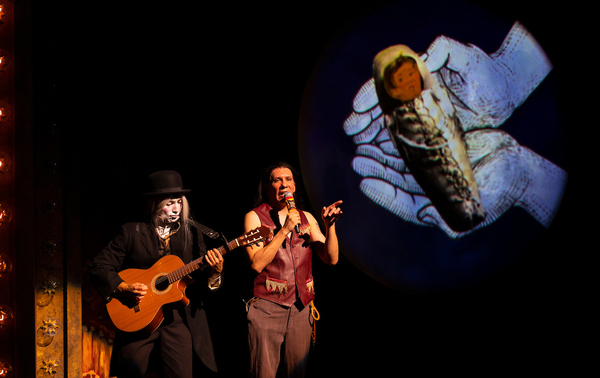 Photos: First Look at BETWEEN TWO KNEES at Yale Rep Image