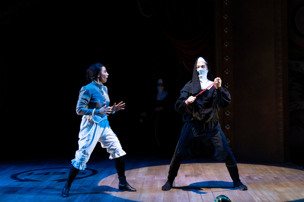 Photos: First Look at BETWEEN TWO KNEES at Yale Rep Image
