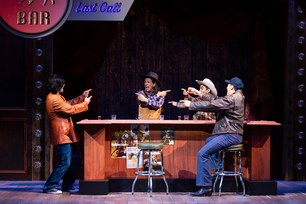 Photos: First Look at BETWEEN TWO KNEES at Yale Rep Image