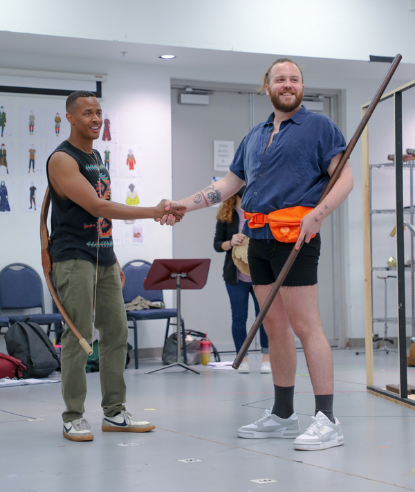 Photos: Go Inside Rehearsals for Douglas Carter Beane & Lewis Flinn's New Musical HOOD Image