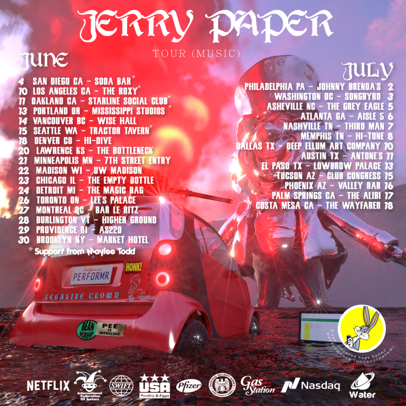 VIDEO: Jerry Paper Shares 'Shaking Ass' Visualizer Image