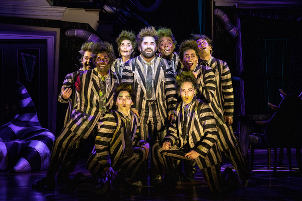 Photos: See Alex Brightman, Elizabeth Teeter & More in New Images From BEETLEJUICE's Broadway Return Image