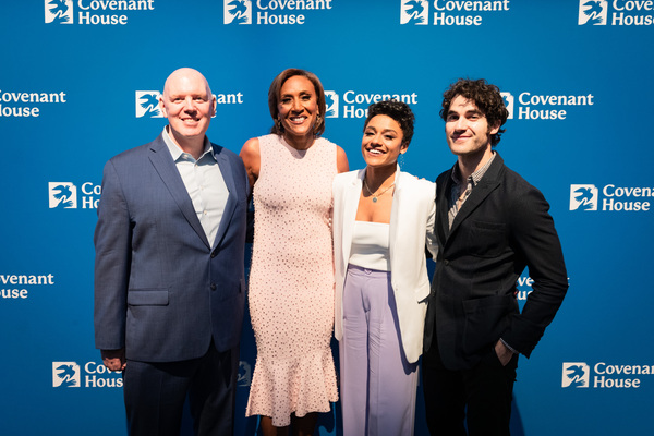 Kevin Ryan, Robin Roberts, Ariana DeBose, Darren Criss Photo