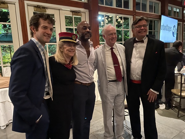 AJ Shively, Frances Hill, Terrence Archie, Reed Birney, Urban Stages Board Member Photo