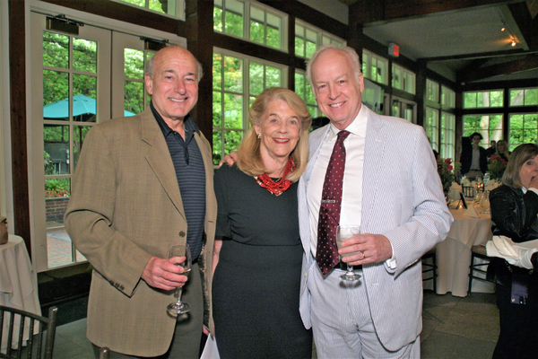 Peter Friedman, Urban Stages Frances Hill and honoree Reed Birney Photo