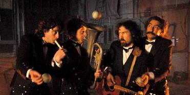 The Flying Karamazov Brothers Present 4 PLAY Juggling and Cheap Theatrics at the Overture Photo