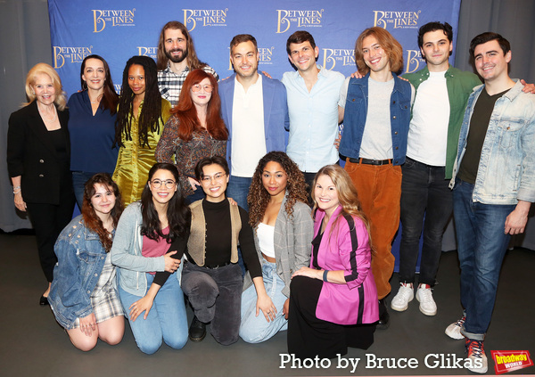 Top row: Daryl Roth, Julia Murney, Hillary Fisher, Martin Landry, Vicki Lewis, John R Photo