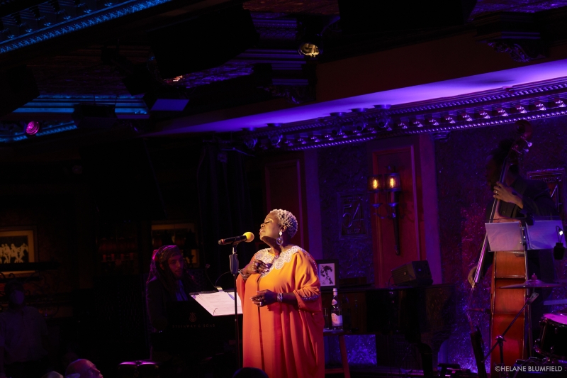 Photos: LILLIAS WHITE: DIVINE SASS, A TRIBUTE TO THE DIVINE ONE – SARAH VAUGHAN at Feinstein's/54 Below by Helane Blumfield 