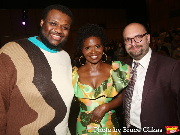 Jaquel Spivey, LaChanze and OCC President David Gordon  Photo