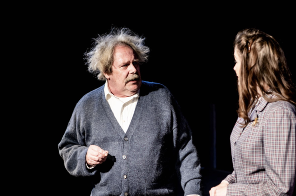(LtoR): Phil Powers and Anne Damman in "Relativity" by Mark St. Germain, directed by  Photo