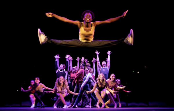 William Nelson (top) stars with the company in “A CHORUS LINE” - Directed and Cho Photo