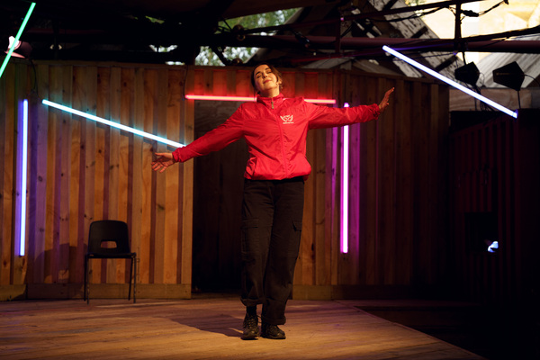 Photos: First Look at RAINER at Arcola Outside Image