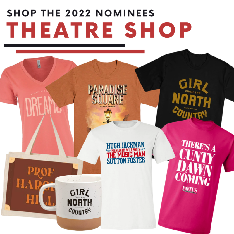 Shop the 2022 Award Nominees on BroadwayWorld's Theatre Shop - THE MUSIC MAN, PARADISE SQUARE & More! Image