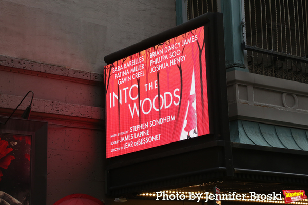 Up on the Marquee: INTO THE WOODS Image