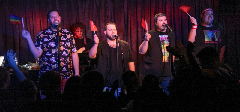 Review: Sold-Out Don't Tell Mama Crowd (Hearts) MAMA'S BOYS (HEART) THE EIGHTIES Image
