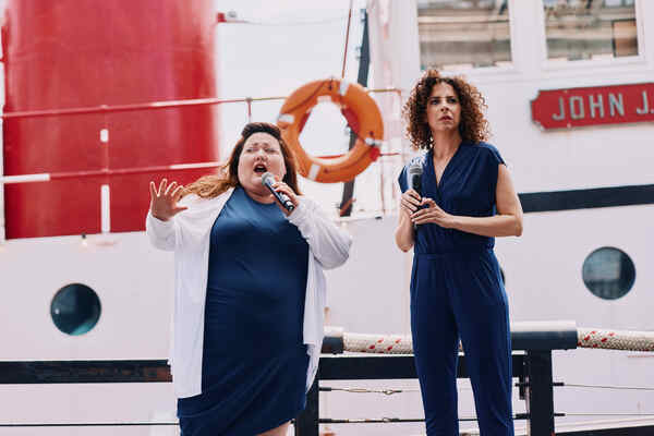 Photos: The Company of TITANIQUE Meets the Press Image