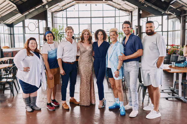 Photos: The Company of TITANIQUE Meets the Press Image