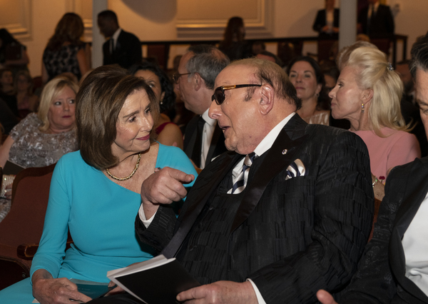 Nancy Pelosi and  Clive Davis  Photo