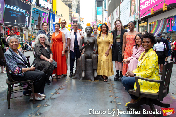 Photos: Lorraine Hansberry Statue Unveiled in Duffy Square Image
