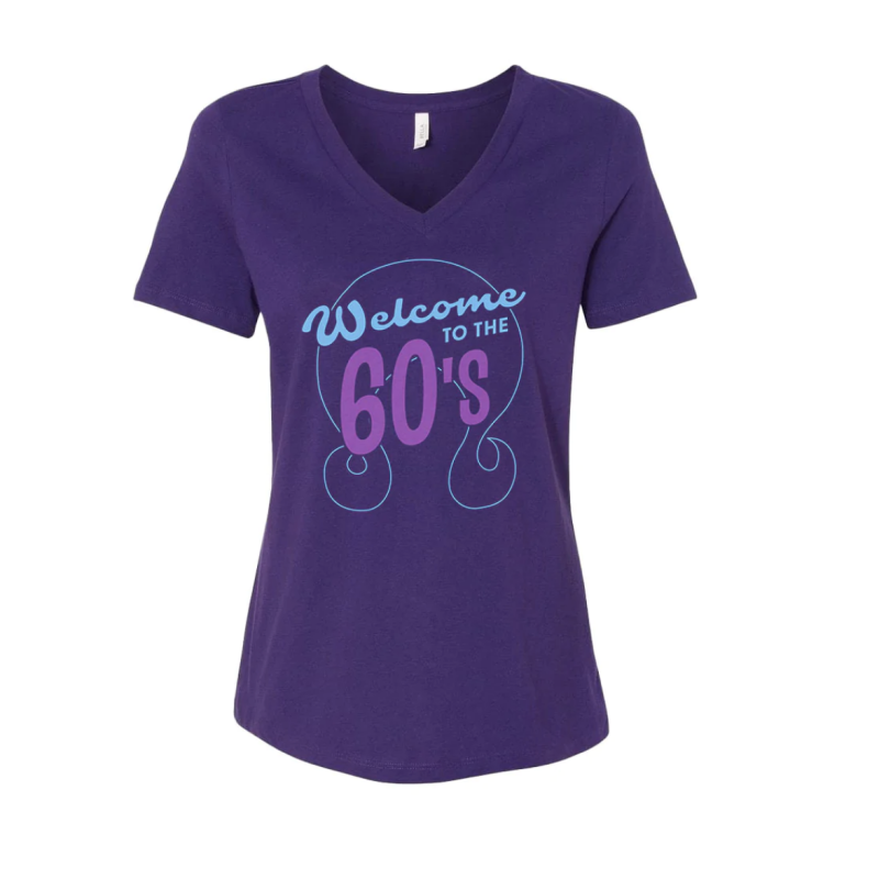 60's Relaxed Fit Purple Tee