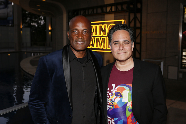 From left, director Kenny Leon and playwright Rajiv Joseph after the opening night pe Photo