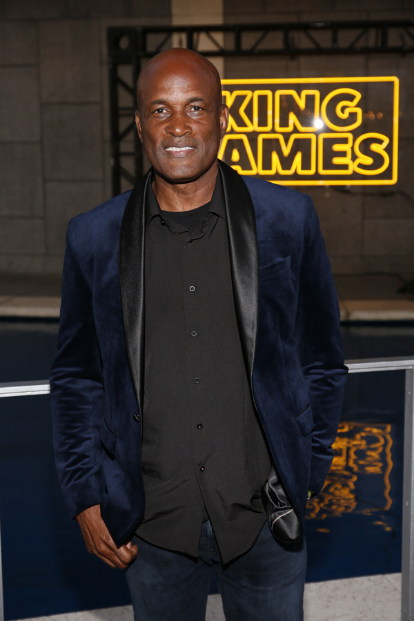Director Kenny Leon arrives before the opening night performance of ?King James? at C Photo