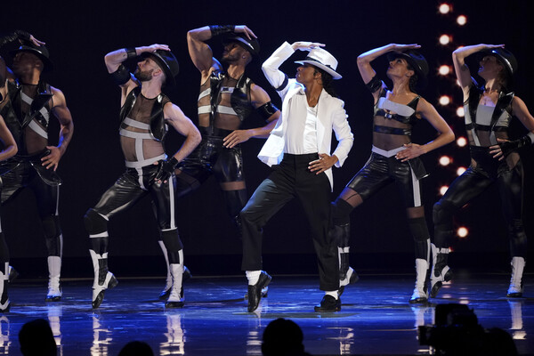 Myles Frost and the cast of "MJ" at THE 75TH ANNUAL TONY AWARDS, live from Radio City Photo
