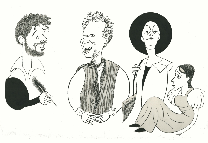 Ken Fallin Draws the Stage - JANE ANGER Image