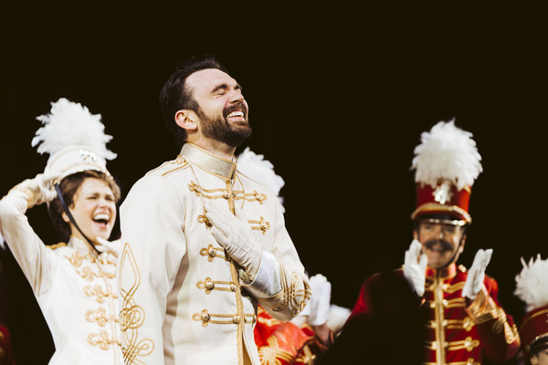 Video/Photos: 'Harold Hill' Understudy Max Clayton Takes His First Star Bow at THE MUSIC MAN Image