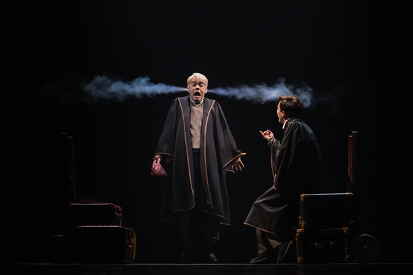 Thomas Mitchell Barnet as Scorpius Malfoy and Luke Kimball as Albus Potter Photo